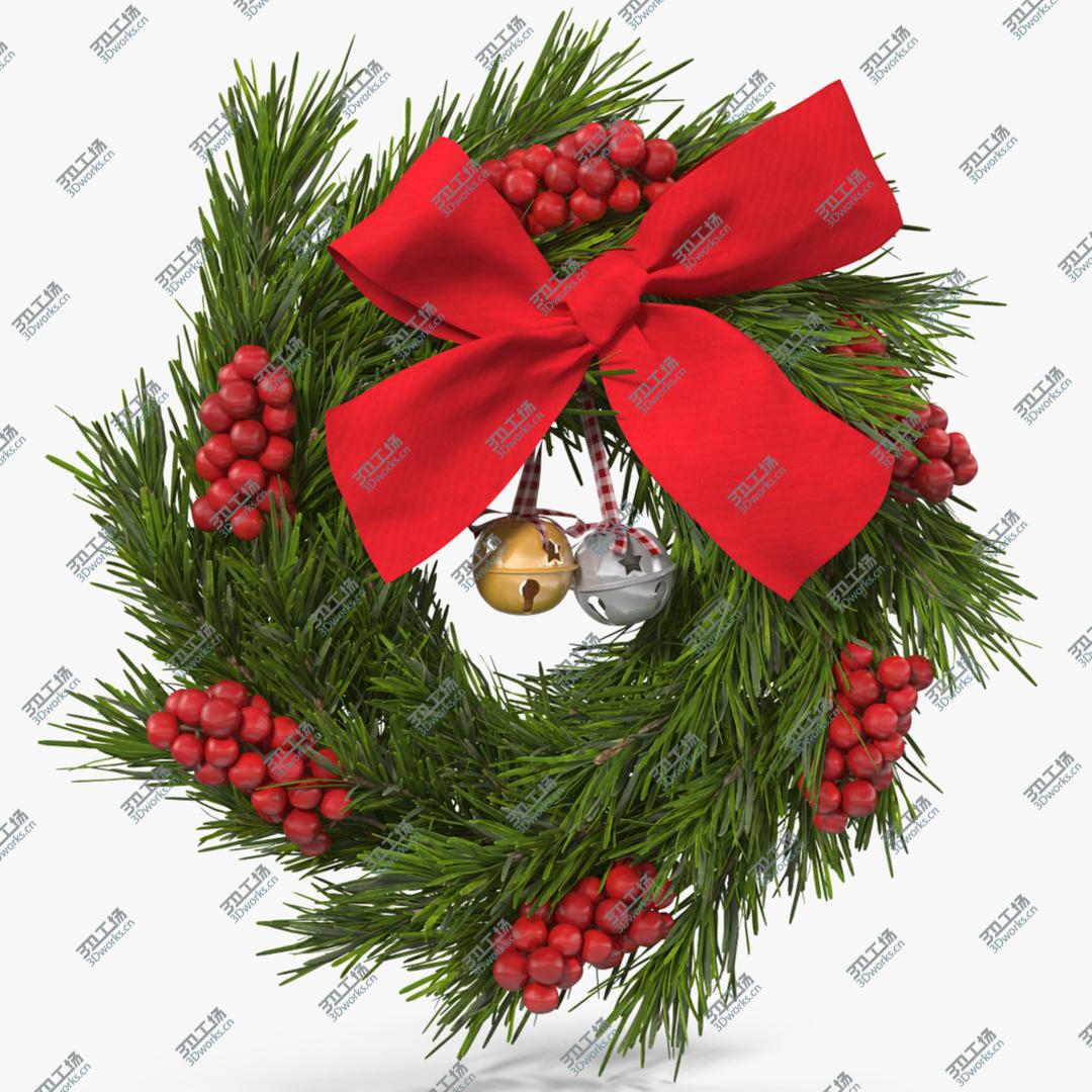 images/goods_img/2021040164/Christmas Wreath with Bells 3D model/1.jpg